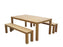 Esperance Timber Outdoor Bench Outdoor Dining Setting - Bare Outdoors