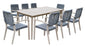 Hudson 8 Seat Rope Weave & Timber Dining Setting - Bare Outdoors