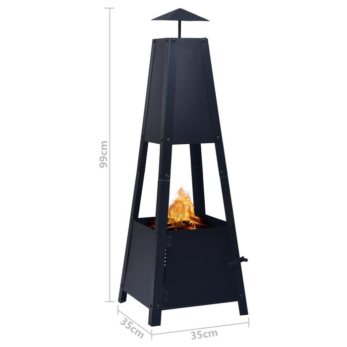 Hesling Tower Fire Pit - Bare Outdoors