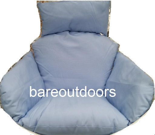 Outdoor Hanging Swing Pod Chair Cushions - Light Blue Cushion 2