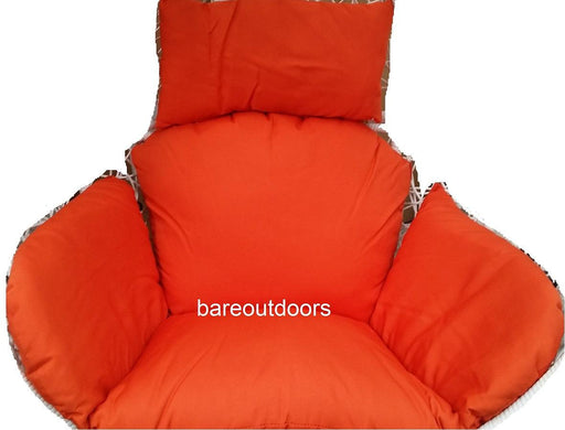 Outdoor Hanging Swing Pod Chair Cushions - Orange cushion 2