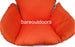 Outdoor Hanging Swing Pod Chair Cushions - Orange cushion 1