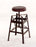 Spring Industrial Leather Top Stool - Bare Outdoors