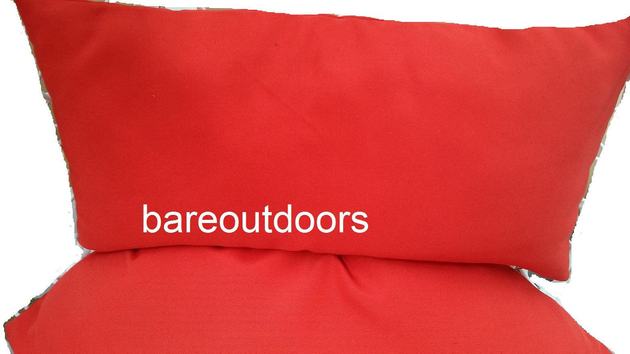 Outdoor Hanging Swing Pod Chair Cushions - red top cushion 