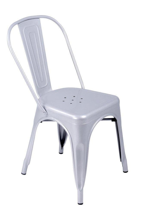 Replica Tolix Premium Chair - Silver - Bare Outdoors