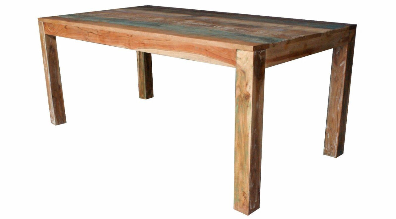 Denpasar Recycled Boatwood Dining Table - Bare Outdoors