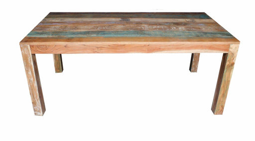 Denpasar Recycled Boatwood Dining Table - Bare Outdoors