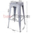 Set of 4 - Replica Tolix Bar Stool 75cm - Silver - Bare Outdoors