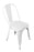 Replica Tolix Chair - White - Bare Outdoors