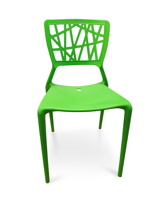 Set of 4 Belize Dining Side Chair - Green - Bare Outdoors