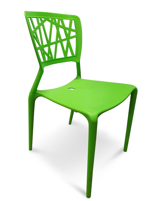 Set of 4 Belize Dining Side Chair - Green - Bare Outdoors