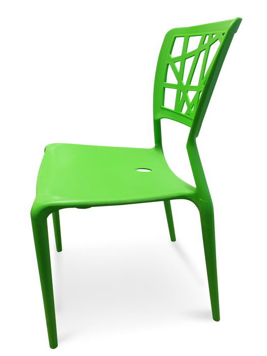 Set of 4 Belize Dining Side Chair - Green - Bare Outdoors